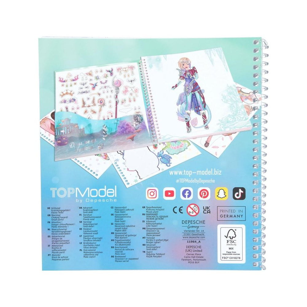 TOPModel coloriage Dress Me Up Fantasy