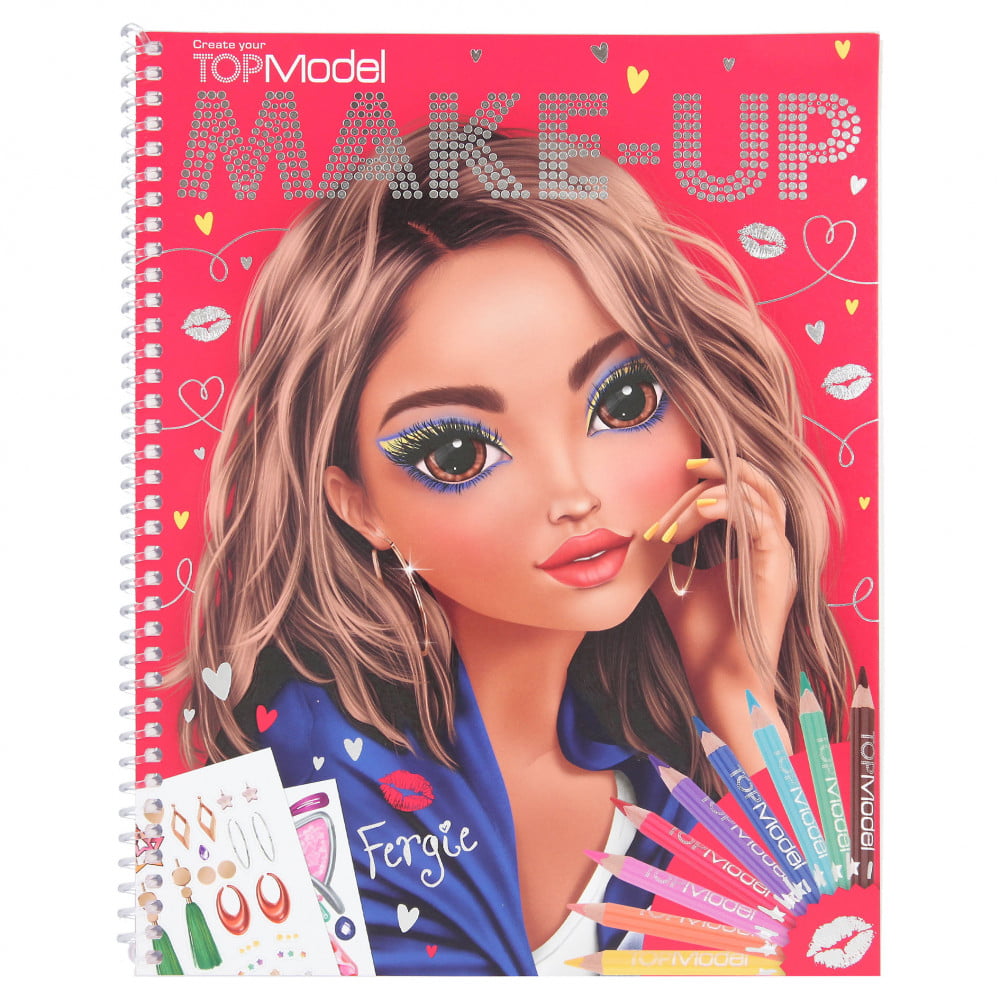 TOPModel coloriage Make up Fergie
