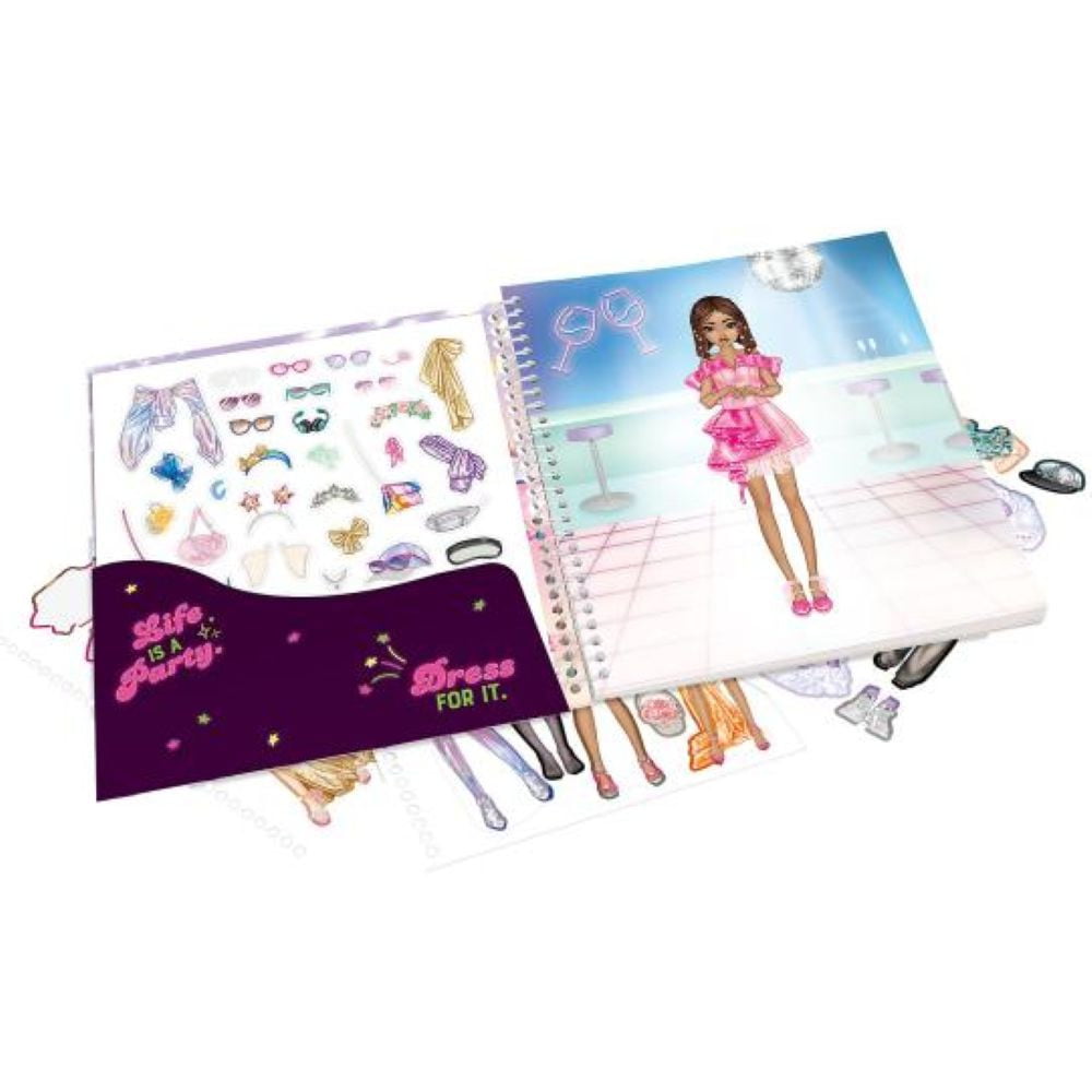 TOPMODEL Dress Me Up album stickers Party