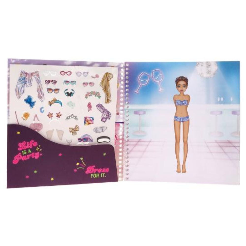 TOPMODEL Dress Me Up album stickers Party