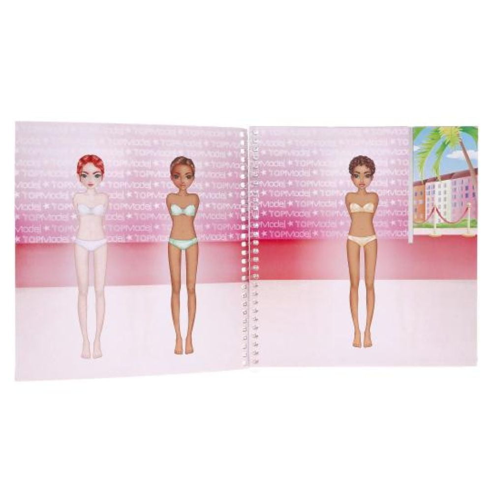TOPMODEL Dress Me Up album stickers Party