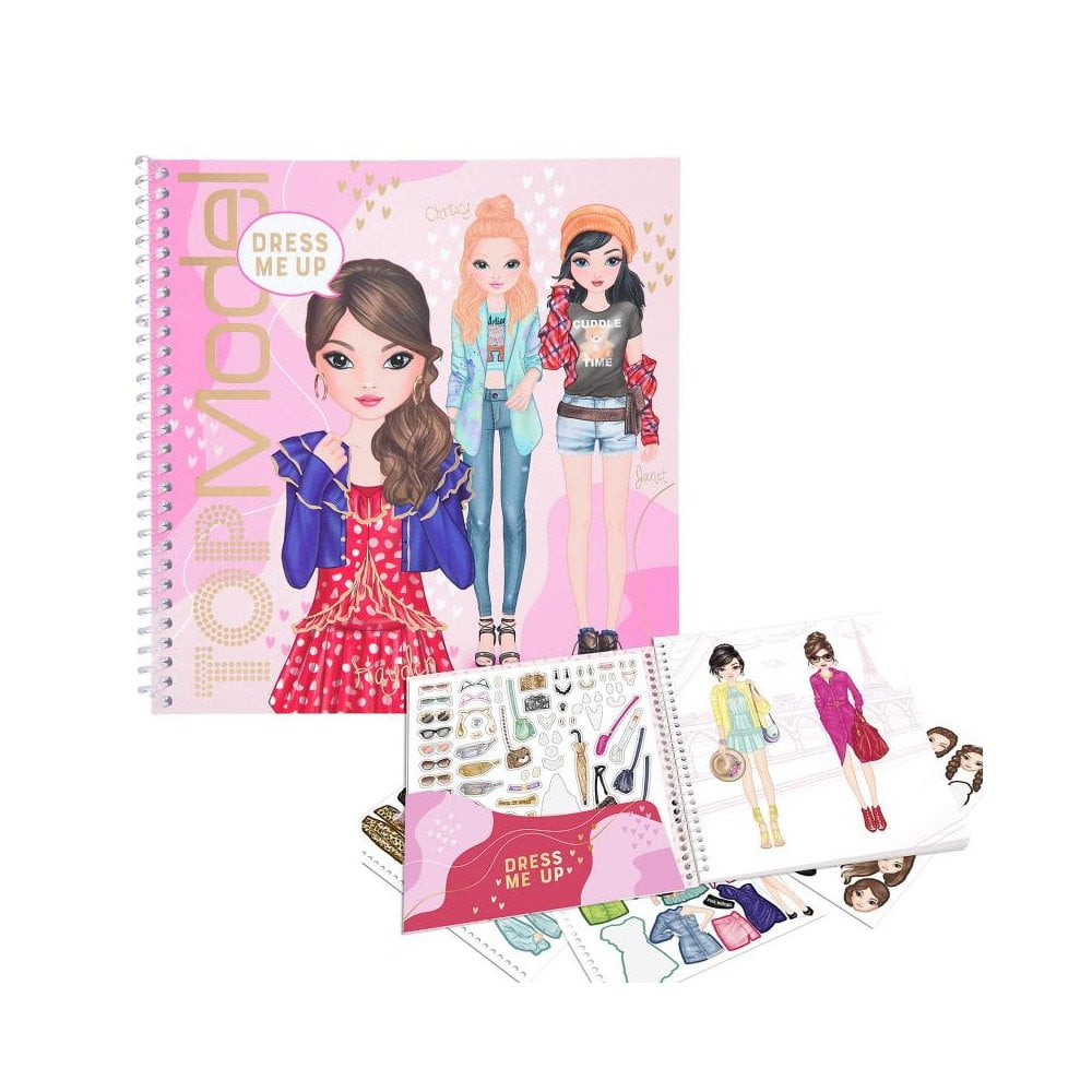 TOPModel Dress Me Up album autocollants WINTER WONDER - Dessin et coloriage  enfant