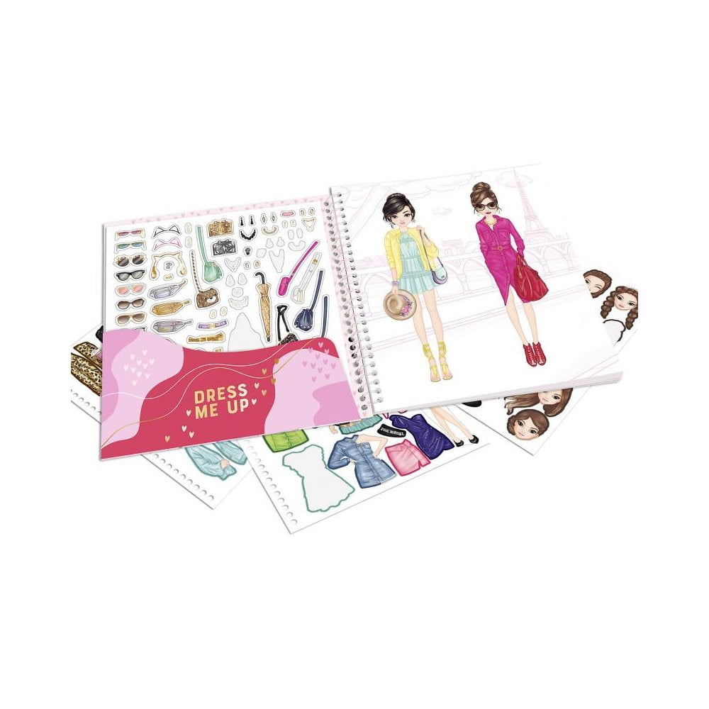 TOPModel Dress Me Up album autocollants WINTER WONDER - Dessin et coloriage  enfant