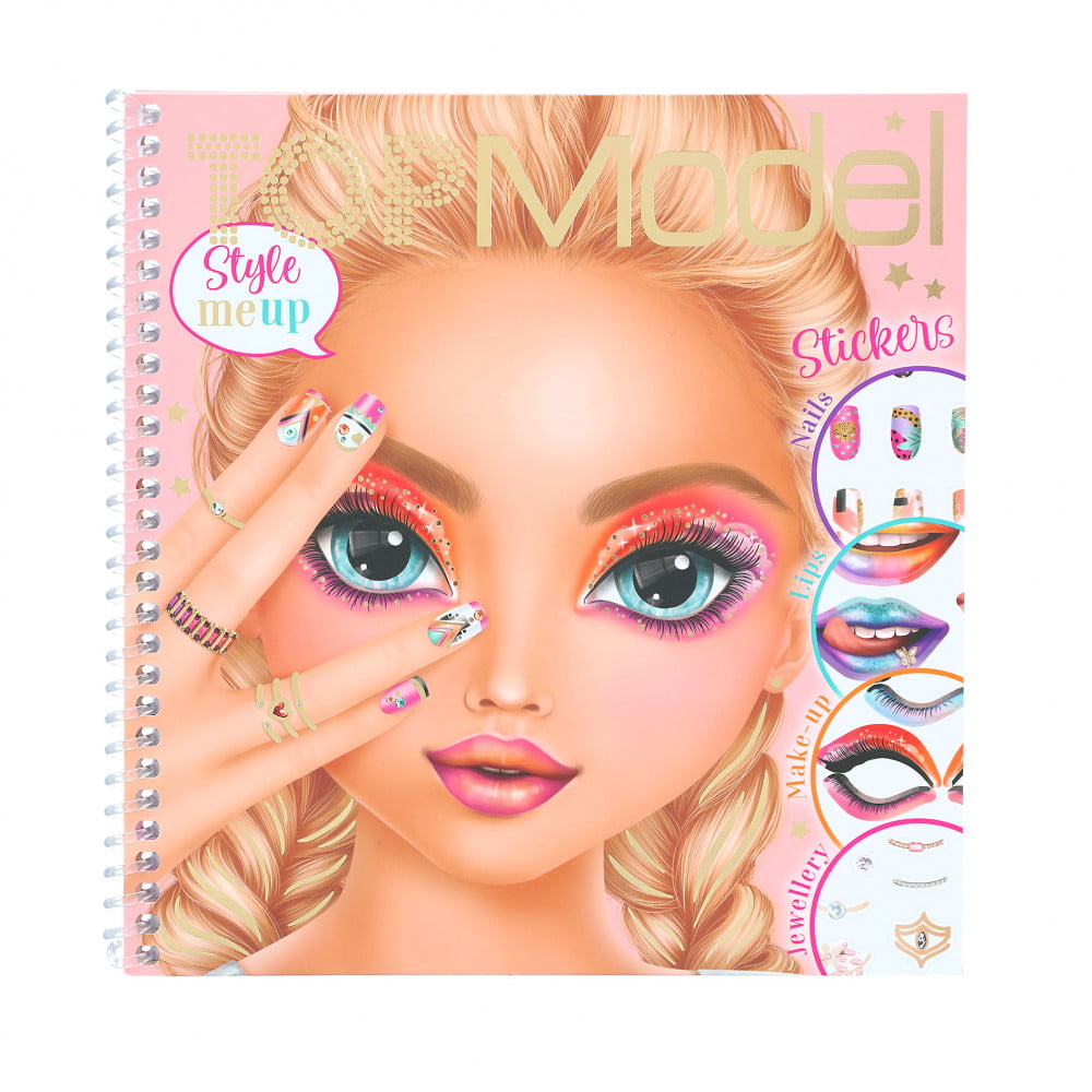 Depesche - Livre de coloriage de maquillage TOPModel