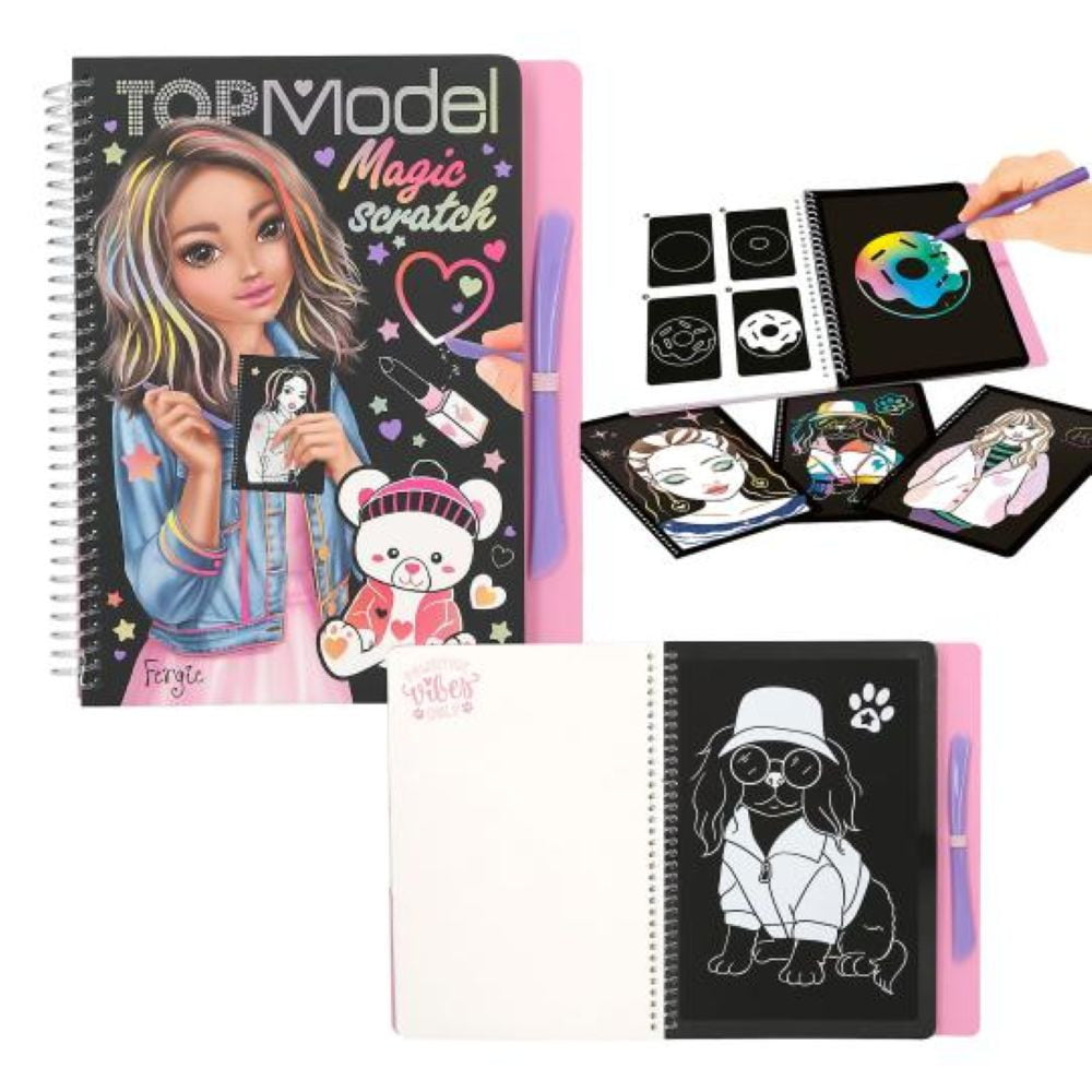 TOPMODEL Magic-Scratch Book Fergie