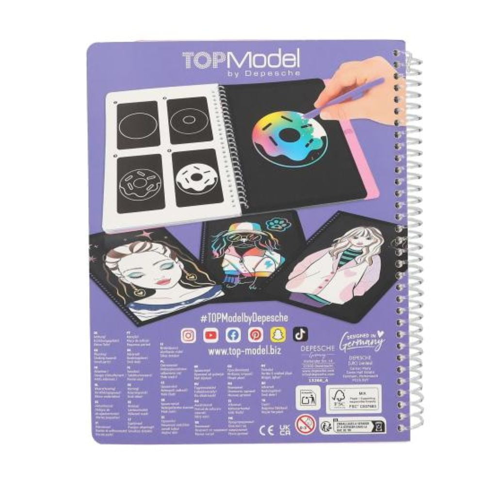 TOPMODEL Magic-Scratch Book Fergie