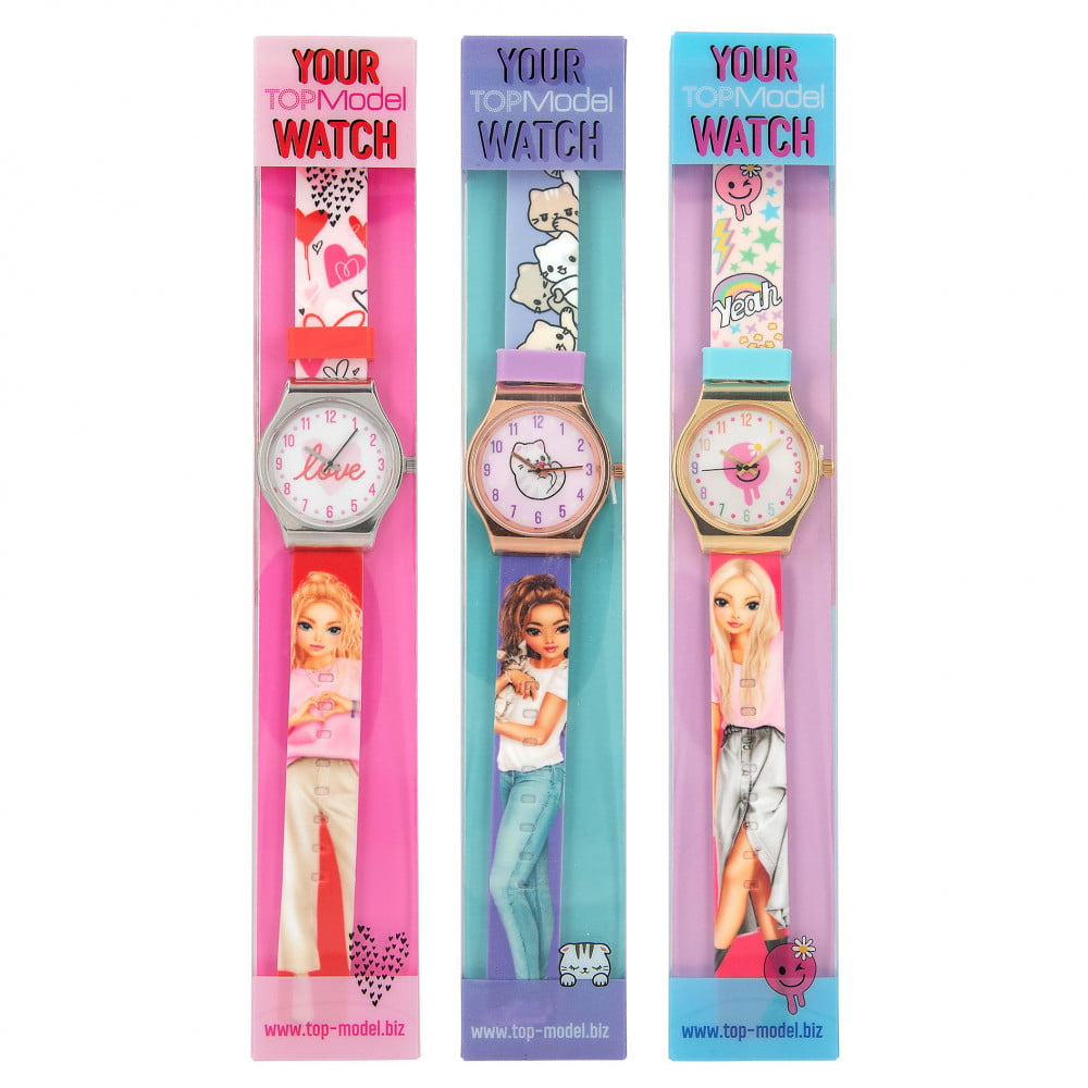 TOPModel montre-bracelet en silicone Candy