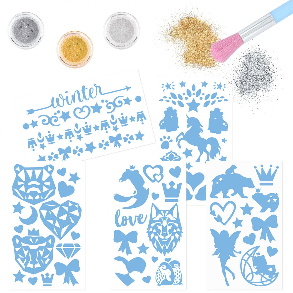 TOPModel Set glitter tattoo paillettes June