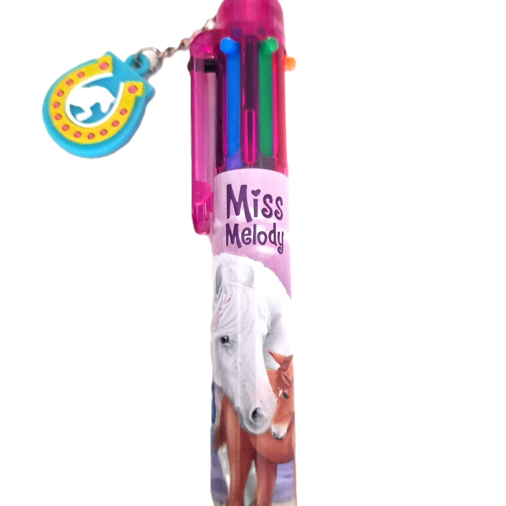 TOPModel Stylo 6 couleurs violet Miss Melody