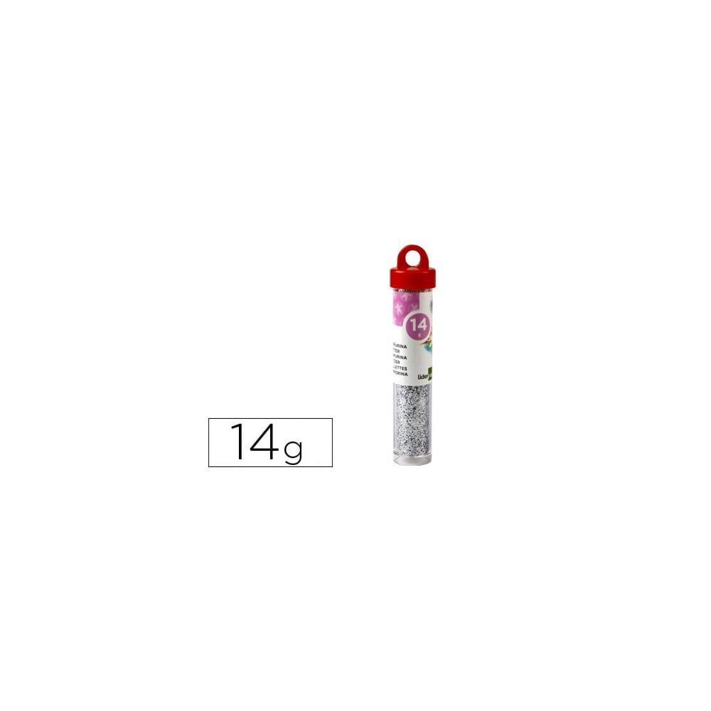 Tube paillettes métallic 14 gr argent