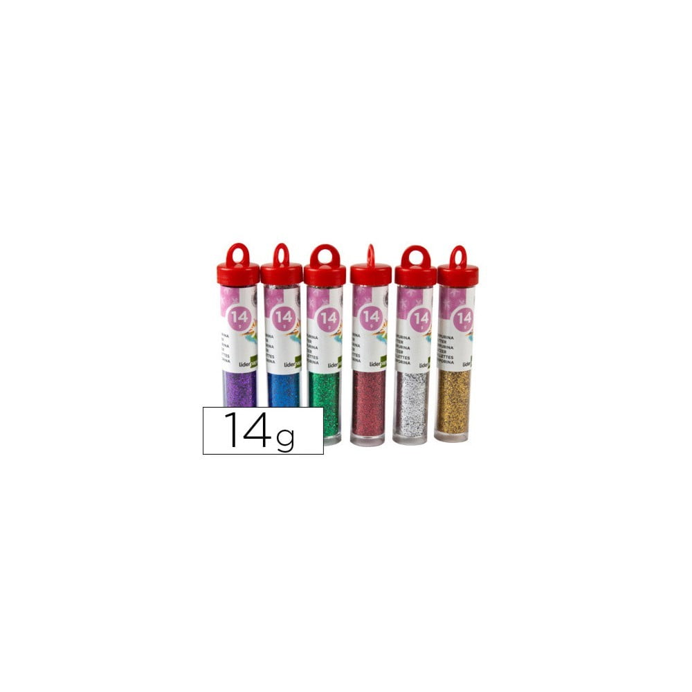 Tube paillettes métallic 14 gr rouge vif