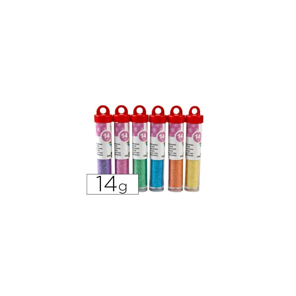 Tube paillettes pastel 14 gr vert