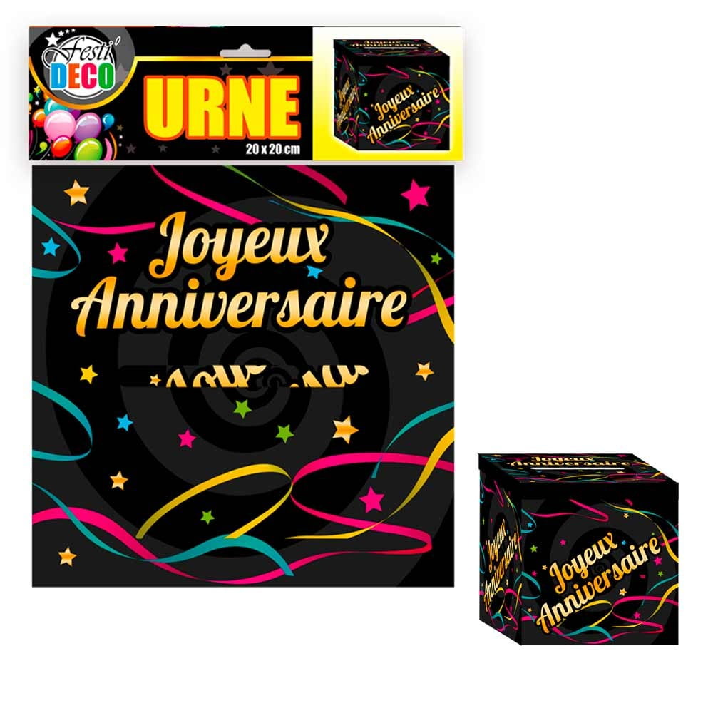 Urne Joyeux Anniversaire