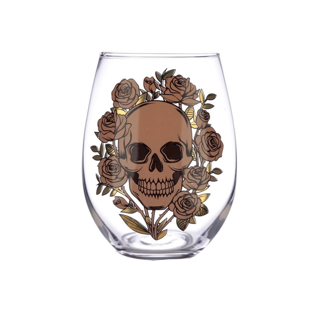 Verres Crâne décoration Skulls and Roses