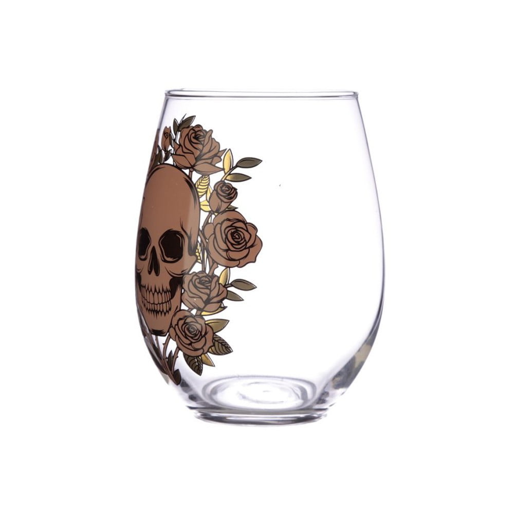 Verres Crâne décoration Skulls and Roses