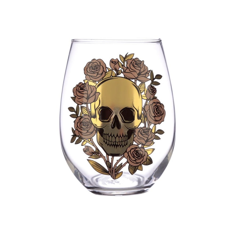 Verres Crâne décoration Skulls and Roses