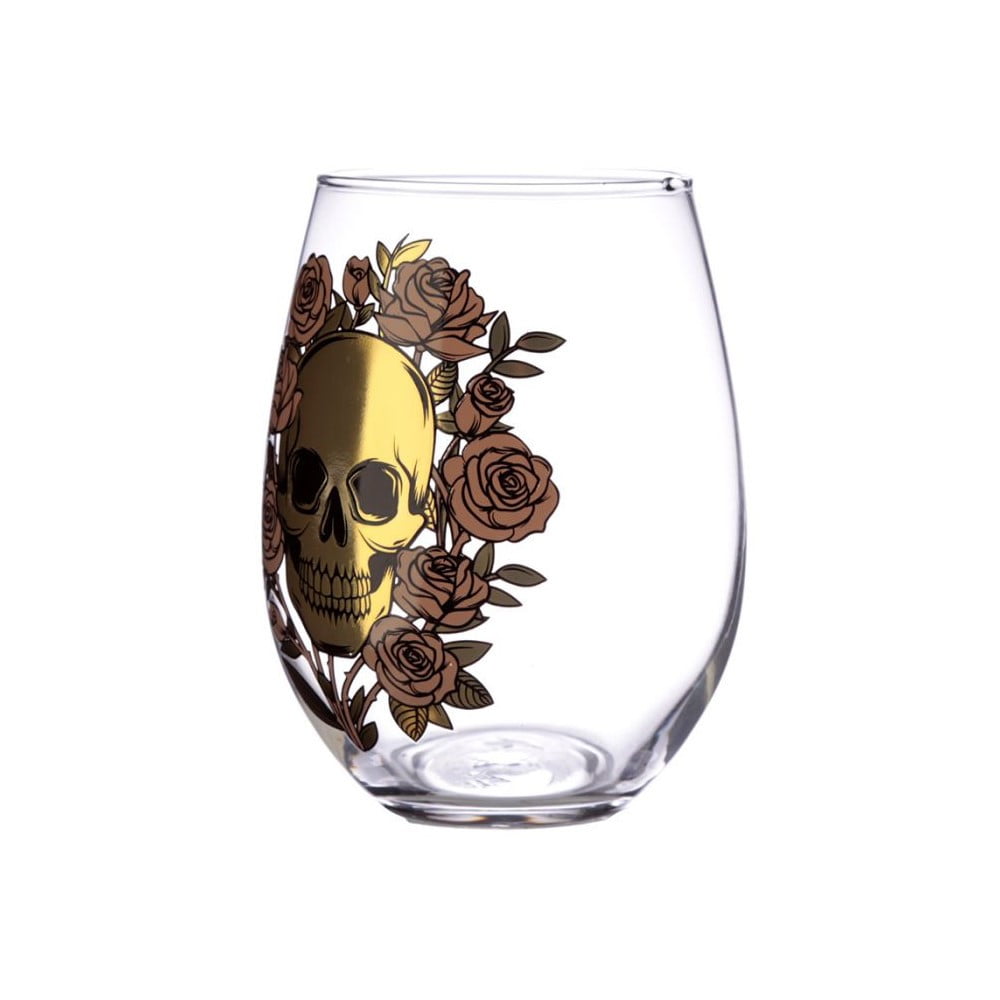 Verres Crâne décoration Skulls and Roses