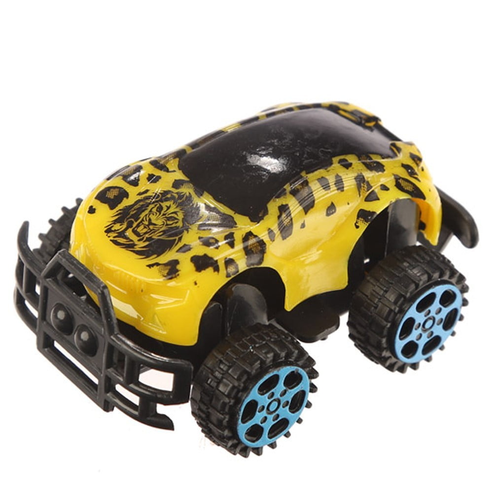 Voiture 4x4 jungle retro frixion jaune