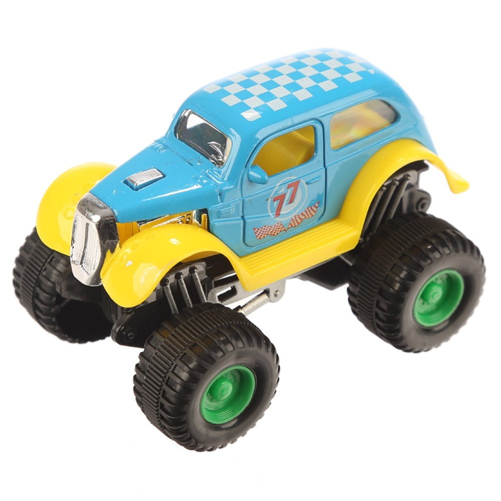 Voiture Crazy racer retro frixion bleue