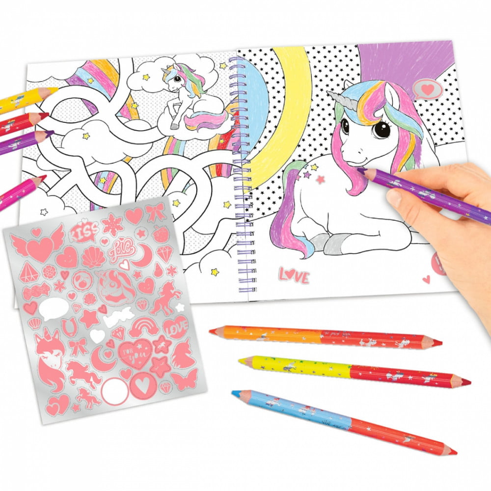 Carnet - Cahier d'écriture - Unicorn - Enfants - Citations - Ne jamais  abandonner - | bol